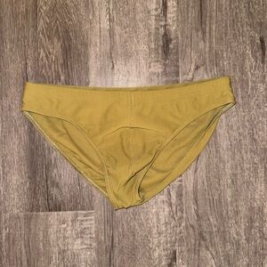 Light Olive Green Men’s Swim Brief